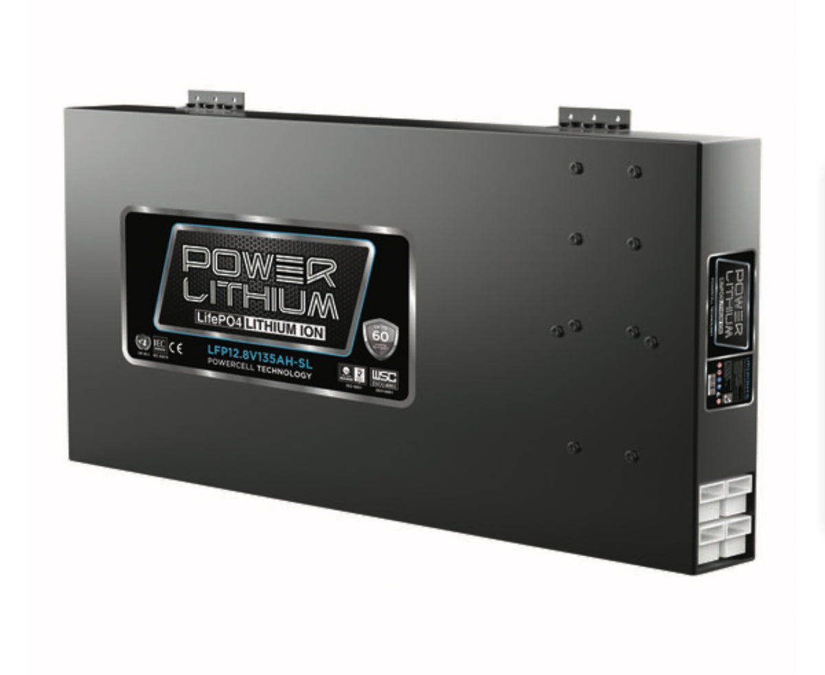 Power Lithium Deep Cycle 12.8V 135AH Slimline Battery LFP12.8V135AH The Battery hub
