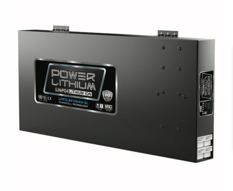 Power Lithium Deep Cycle 12.8V 135AH Slimline Battery - LFP12.8V135AH-SL 5 Year Warranty