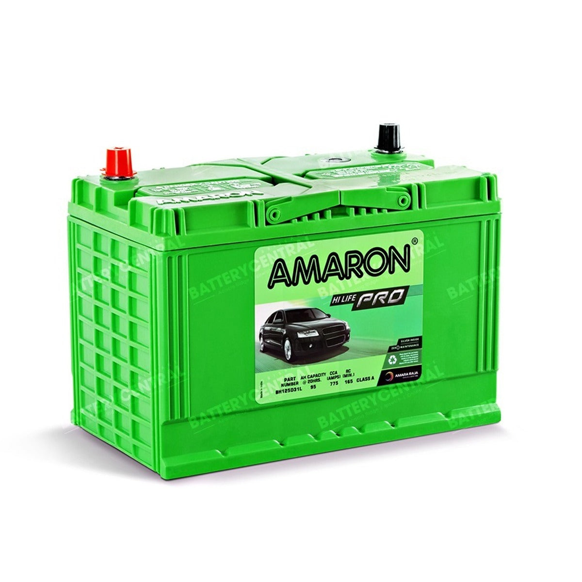 Amaron Pro Series MF Battery 125D31L / N70ZZL / 95D31L 36 MONTHS