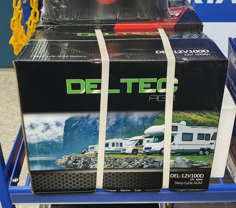 Deltec DC-12 100AH / AT12900DS Deep Cycle AGM Battery