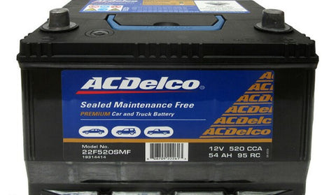 ACDelco 22F520SMF / SMF58VT / 459 / 58MF / ENS50PL / 2502 Auto Battery