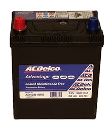ACDelco Advantage AD42B19RS / MF40ZA / 330 / NS40ZA / 2384 360 CCA Battery