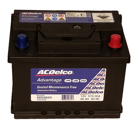 ACDelco Advantage AD55620 / DIN53LMF / 455 / MF55 / DIN55MF / 3552 Automotive Battery 515CCA.
