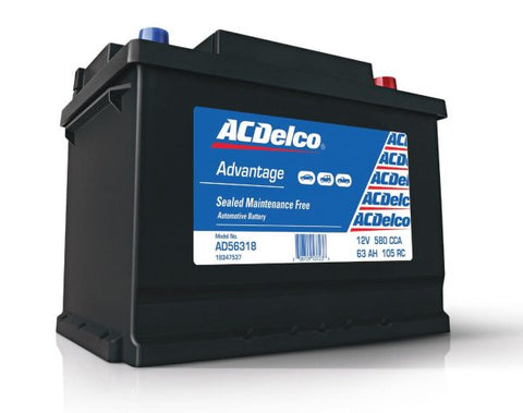 ACDelco Advantage AD56318 / DIN65LMF / 357 / MF66 / DIN66MF / 3662 Automotive Battery 580CCA