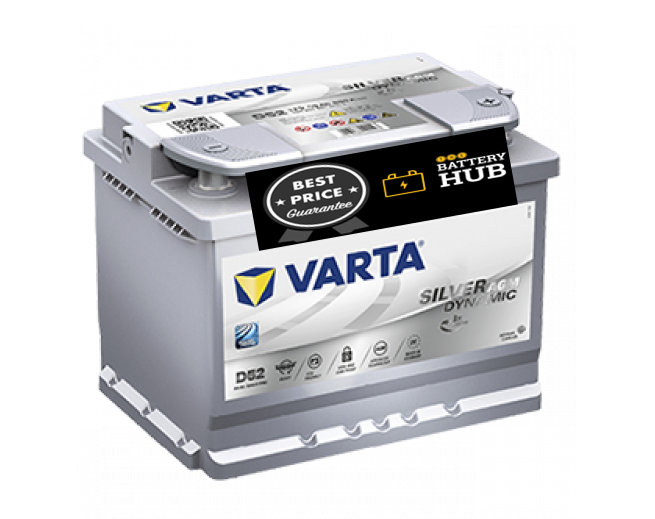 VARTA D52 AGM 36 MONTH WARRANTY BATTERY. – The Battery hub
