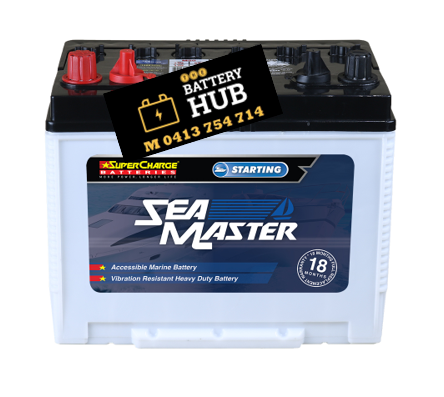 SUPERCHARGE SEAMASTER STARTING M50-585 CCA 18 MONTH WARRANTY BATTERY.