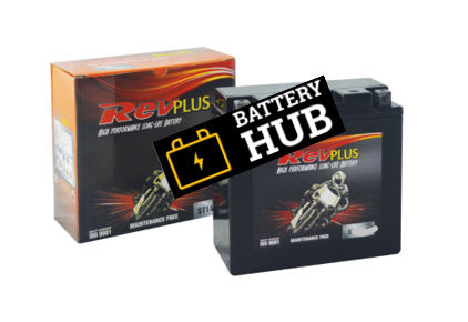 SUPERCHARGE ST14A-4 REVPLUS 12 MONTH WARRANTY MOTORCYCLE AGM BATTERY.