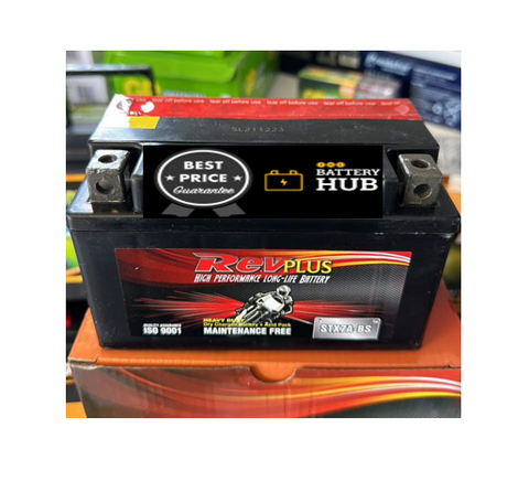 SUPERCHARGE STX7A-BS 12 MONTH WARRANTY MOTORCYCLE BATTERY.