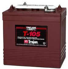 TROJAN DEEP CYCLE T-105 SIGNATURE SERIES 6V 225AH FLOODED BATTERY