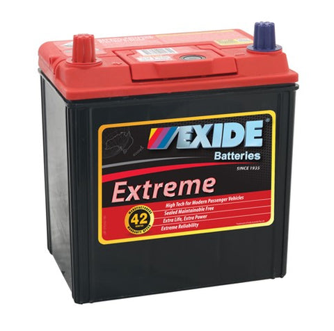 EXIDE EXTREME X40DPMF 42 MONTH WARRANTY PASSENGER BATTERY