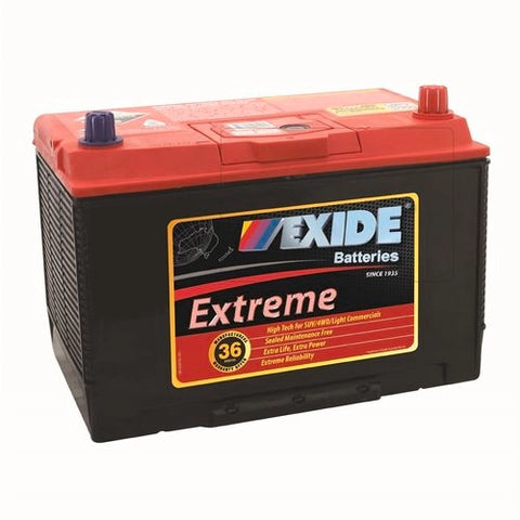 EXIDE EXTREME XN70ZZLMF 36 MONTH WARRANTY BATTERY.