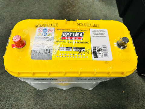 OPTIMA D31A YELLOW TOP 3 YEARS WARRANTY BATTERY.