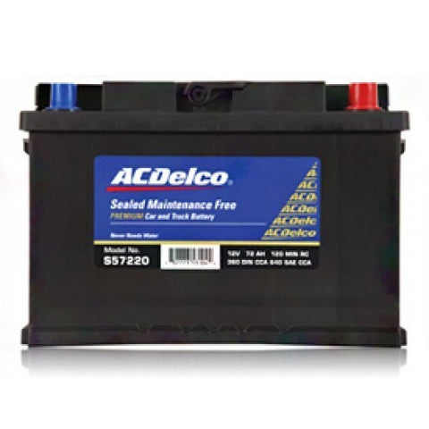 AcDelco Premium S57220 / DIN65LH / S56838 / MF66H / DIN66HMF / 3664 Auto Battery 3Year Warranty.