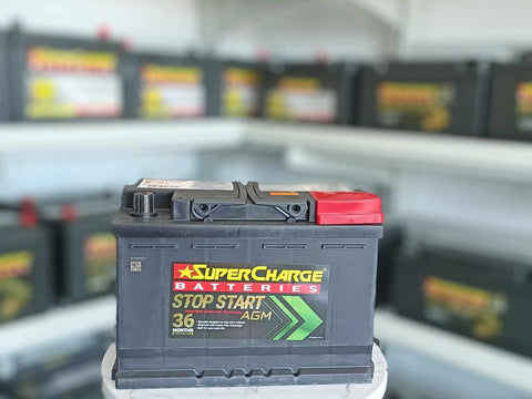 SUPERCHARGE START STOP MF66HSS AGM 760 CCA 36 MONTHS WARRANTY BATTERY.