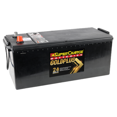 SUPERCHARGE GOLDPLUS EMFN150 1030 CCA 24 MONTH WARRANTY TRUCK BATTERY.