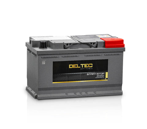 DELTEC AGMN77H / 77H AGM / MF77HSS / LN4 / 580 901 080 / A0019828108 BATTERY 800CCA START STOP 2YEAR WARRANTY