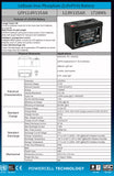 POWER AGM LFP12.8V135AH LITHIUM BATTERY 5 YEARS WARRANTY