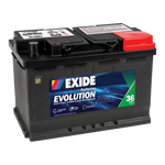 EXIDE EVOLUTION SSAGM66EU 36 MONTH WARRANTY AGM BATTERY .