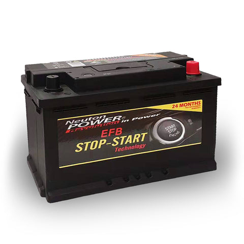 Neuton Power DIN65LHEFB 12V 680cca KEFB56638 / DIN66HEFB / DIN65LH EFB  Stop Start Automotive Battery