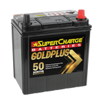 SUPERCHARGE MF40B20L GOLDPLUS 400 CCA 50 MONTH WARRANTY BATTERY.