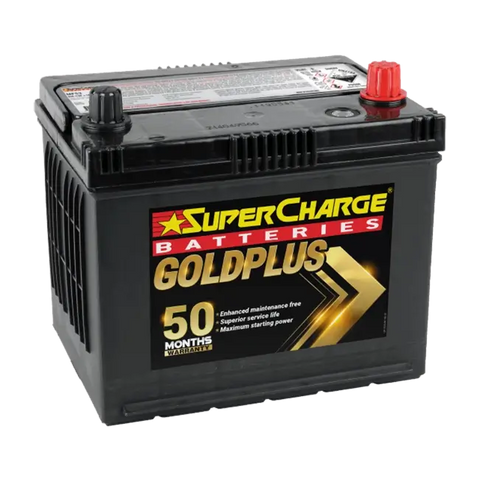 SUPERCHARGE GOLDPLUS MF53 / 68 MF / 58VT 650 CCA 50 MONTH WARRANTY  BATTERY.