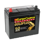 SUPERCHARGE MF55B24R GOLDPLUS 5000 CCA 50 MONTH WARRANTY BATTERY.