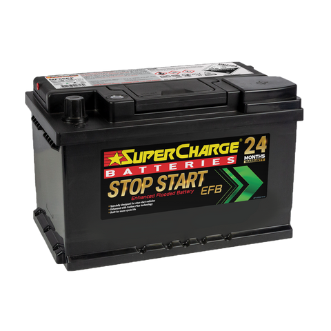 SUPERCHARGE MF66EF START STOP EFB 660 CCA 24 MONTH WARRANTY BATTERY.