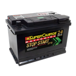 SUPERCHARGE MF66HEF START STOP EFB 750 CCA 24 MONTH WARRANTY BATTERY.