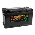 SUPERCHARGE MF77EF START STOP EFB 780 CCA 24 MONTH WARRANTY BATTERY.