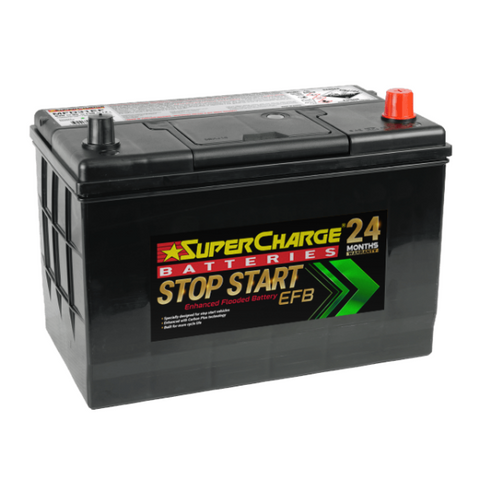 SUPERCHARGE MFD31EF START STOP EFB 830 CCA 24 MONTH WARRANTY BATTERY.