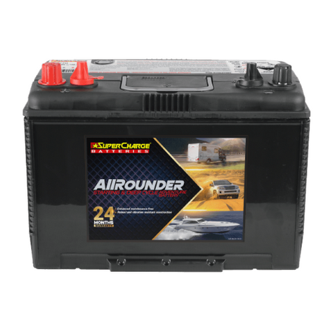SUPERCHARGE ALLROUNDER 105AH MRV70-760 CCA 24 MONTH WARRANTY BATTERY.
