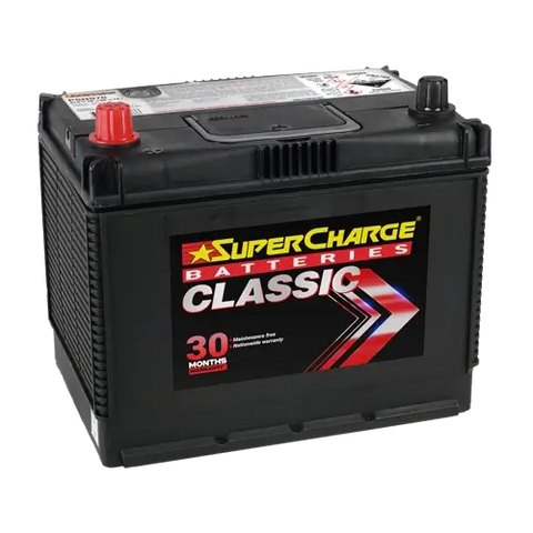 SUPERCHARGE SUPERCHARGE CLASSIC NS70 30 MONTH WARRANTY BATTERY.