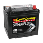 SUPERCHARGE SILVERPLUS SMF55D23L-530CCA 40 MONTH WARRANTY BATTERY.