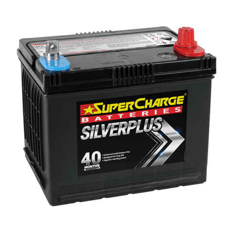 SUPERCHARGE SMF58 SILVERPLUS 550 CCA 40 MONTH WARRANTY BATTERY.