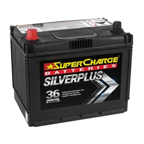 SUPERCHARGE SILVERPLUS SMFNS70X EUROPEAN AUTOMOTIVE 700 CCA 36 MONTH WARRANTY BATTERY.