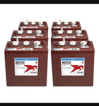 T105/6 Set of 6 T105 Trojan 6V 225Ah Battery Bank