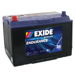 N70ZZMF EXIDE ENDURANCE HEAVY DUTY BATTERY 750CCA 36 MONTHS WARRANTY .