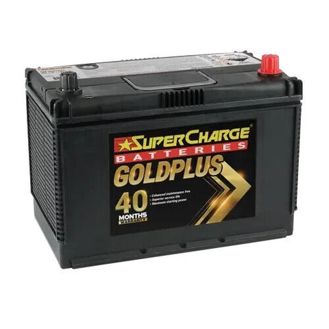 SUPERCHARGE GOLDPLUS MF95D31L / N70ZZL MF 850 CCA 40 MONTH WARRANTY BATTERY.