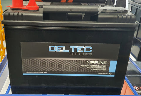 DELTEC MARINE STARTING M24 BATTERY 76 AH 600 CCA 2Year Warranty