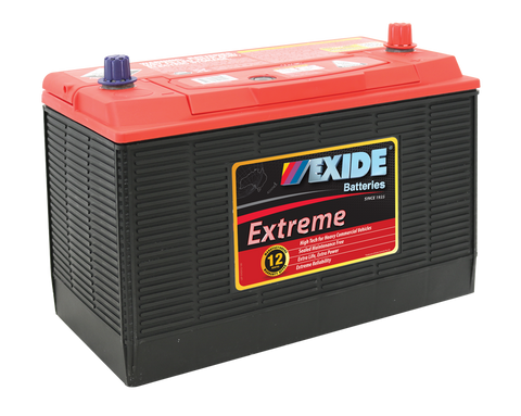 EXIDE EXTREME 31-1100MF / 31-1100 MFF / 86Z HEAVY COMMERCIAL 1000 CCA 12 MONTH WARRANTY BATTERY.