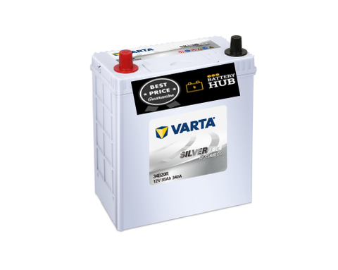 VARTA AGM 34B20R / NS40 TOYOTA PRIUS G2 SILVER DYNAMIC-24 MONTH WARRANTY HYBRID AGM BATTERY.