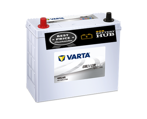 VARTA AGM TOYOTA PRIUS BATTERY 46B24R / NS60 SILVER DYNAMIC-24 MONTH WARRANTY HYBRID AGM BATTERY.