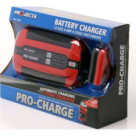 Projecta 12V Automatic 8A 6 Stage Battery Charger Part No PC 800