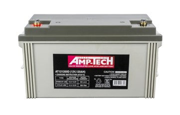 SUPERCHARGE AT121200D AMP-TECH-DEEP CYCLE 12 MONTH WARRANTY BATTERY.