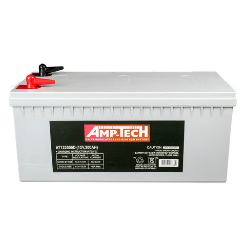 SUPERCHARGE AT122000D AMP-TECH-DEEP CYCLE 12 MONTH WARRANTY BATTERY.