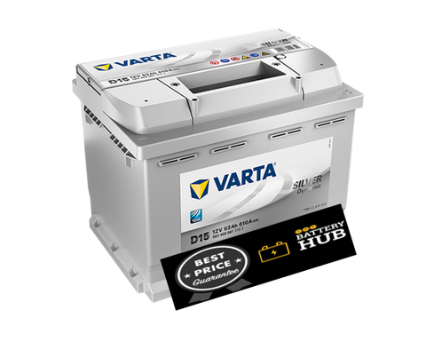 VARTA D15 SILVER DYNAMIC-42 MONTH WARRANTY FLD BATTERY.