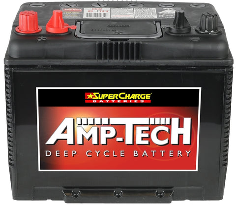 SUPERCHARGE AMP-TECH D50Z-80AH 12 MONTH WARRANTY BATTERY.
