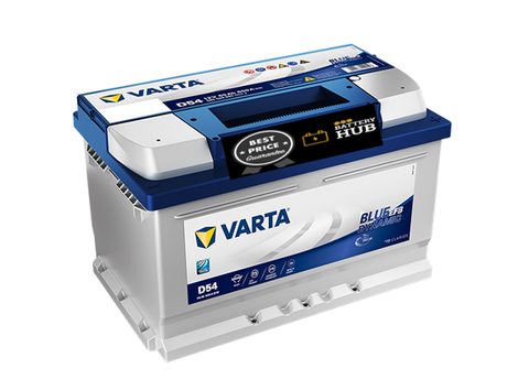 VARTA D54 BLUE DYNAMIC-30 MONTH WARRANTY EFB BATTERY.