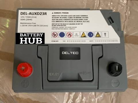 TOYOTA CAMRY HYBRID 24 MONTH WARRANTY BATTERY 55D23R / AUX D23R