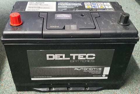 DELTEC N70ZZMF / MF95D31R / AD95D31R / DEL-N70ZZ 750 CCA MAINTENANCE FREE 90AH  BATTERY